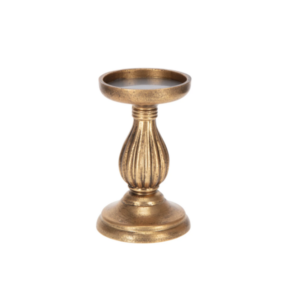 Bougeoir en bois doré (moyen)