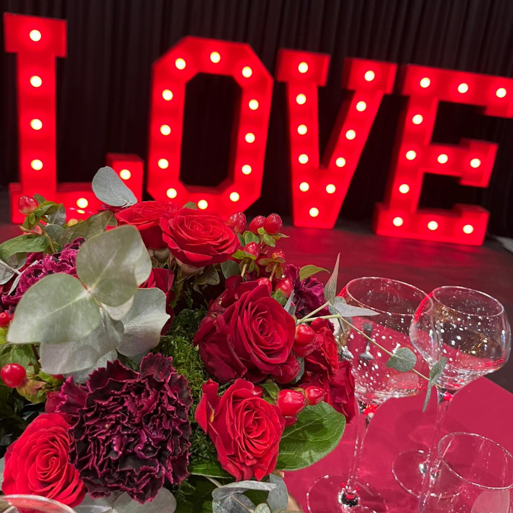 Grand Love lumineux ROUGE Grand Love lumineux ROUGE