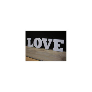 Lettre love blanc