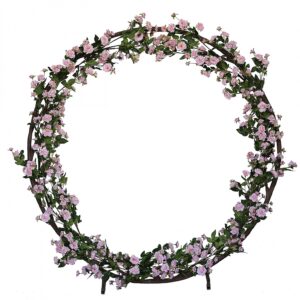 Location Arche ronde fleurie "Romantica" ROSE
