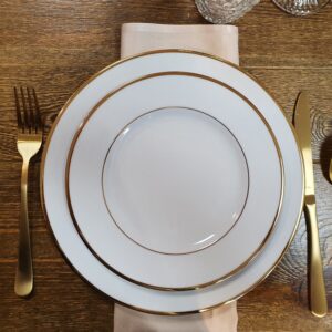 Location assiette Filet Or -D26 cm