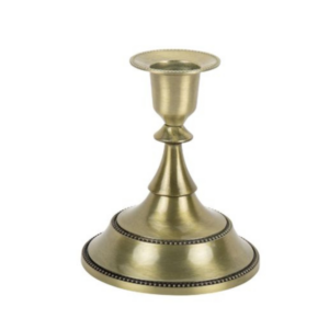 Location Bougeoir Apothicaire Or antique -H12cm