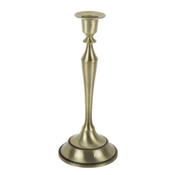 Location Bougeoir Apothicaire Or antique -H24.5cm