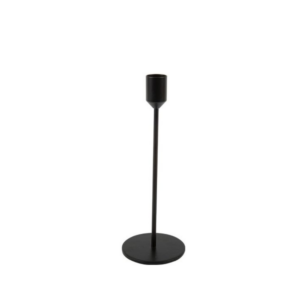 Location bougeoir fin Noir - H22cm