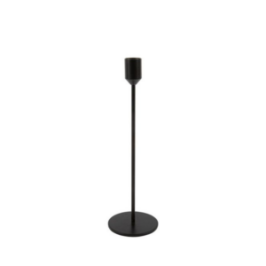 Location bougeoir fin Noir - H26cm