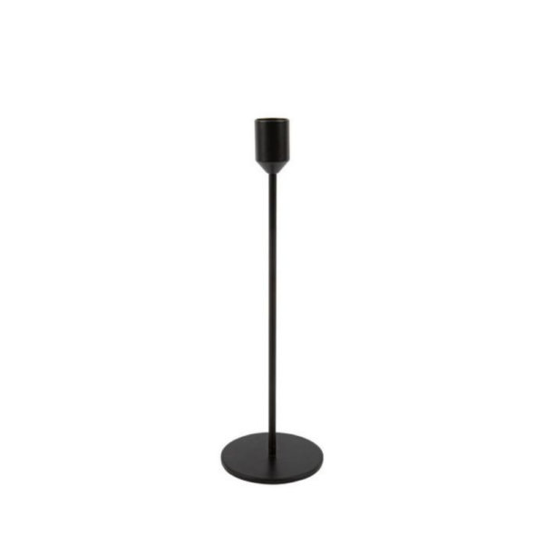 Location bougeoir fin Noir - H26cm