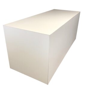 Location buffet plexi blanc