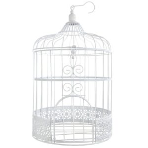 Location cage à oiseau blanche