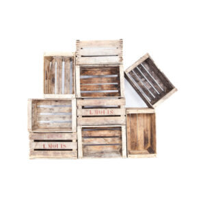 Location caisse en bois brut