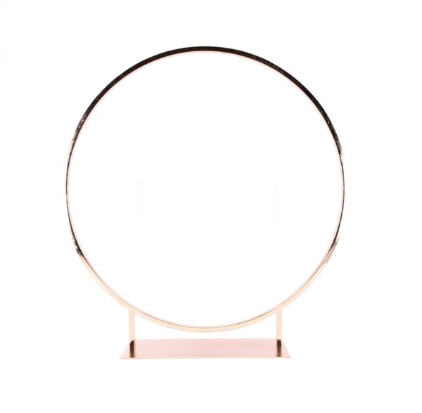 Location cercle centre de table - Gold/rose D80cm