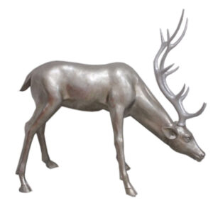Location cerf argenté tête baissée Rudolfi