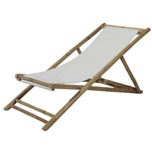 Location chaise longue bambou