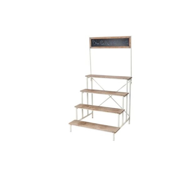 Location étagère Boho en bois 4 étages