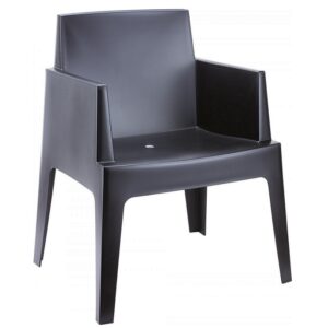 Location fauteuil lounge Box - Noir