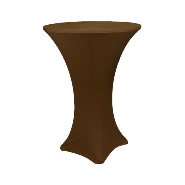 Location housse mange-debout Lycra - Chocolat
