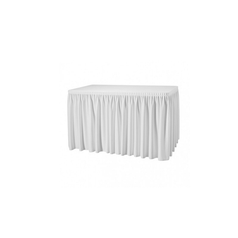 Location juponnage Polyester 5m80- Blanc Location juponnage Polyester 5m80- Blanc