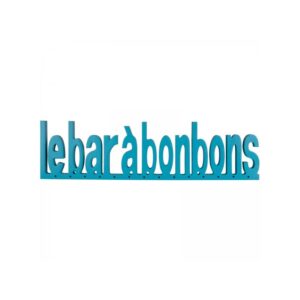 Location lettres "bar à bonbon" - bleu turquoise