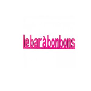 Location lettres "bar à bonbon" - fushia