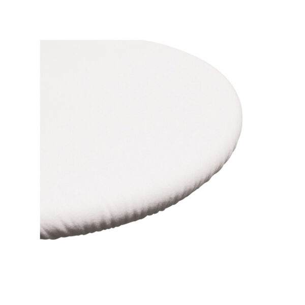 Location molleton Rond - Blanc
