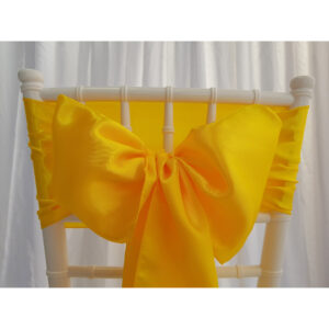 Location nœud de chaise Satin - Jaune
