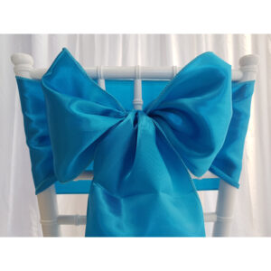 Location nœud de chaise Satin - Turquoise