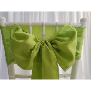 Location nœud de chaise Satin - Vert sapin
