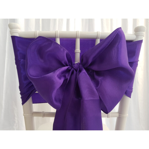Location nœud de chaise Satin - Violet