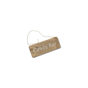 Location pancarte en bois candy bar