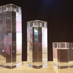 Location photophore cristal H15cm
