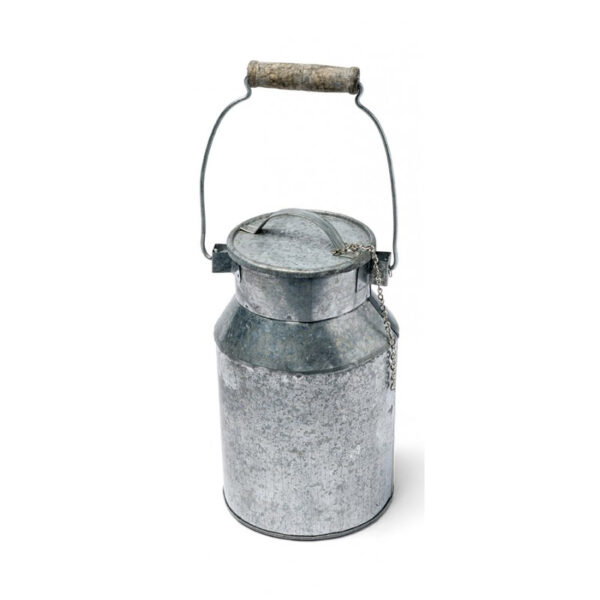 Location pot à lait en zinc H16cm