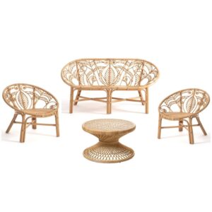 Location salon en rotin Arabesque