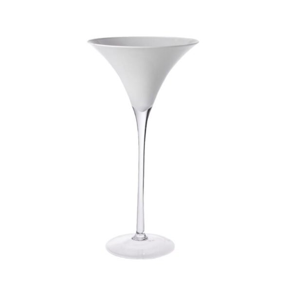 Location vase martini blanc H70cm