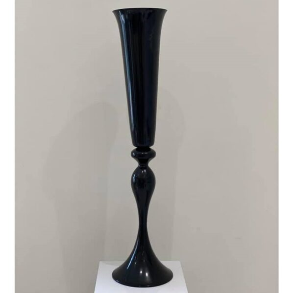 Location vase tulipe noir H78cm