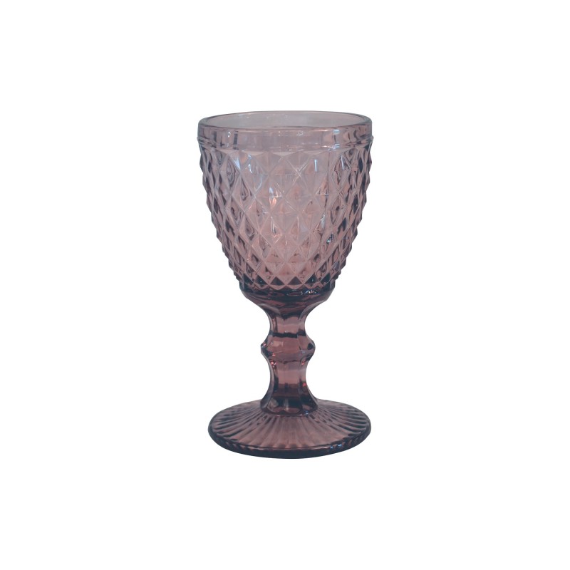 Location verre sur pied DIAMOND - Rose/ Purple Location verre sur pied DIAMOND - Rose/ Purple