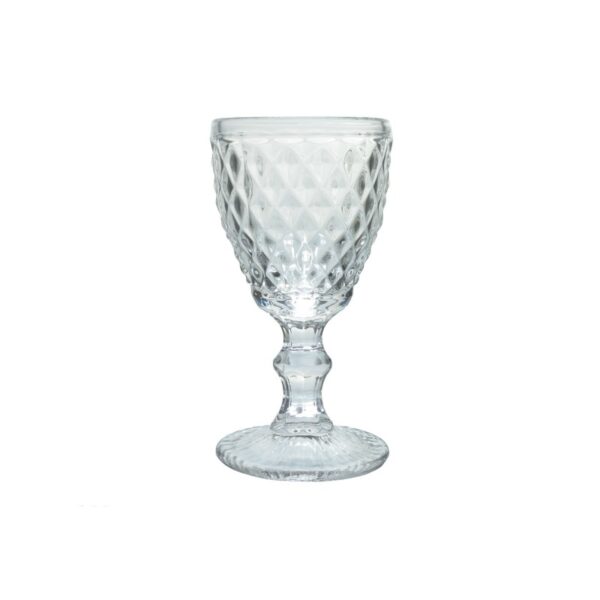 Location verre sur pied DIAMOND - Transparent