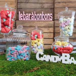 Lot de 5 bonbonnières