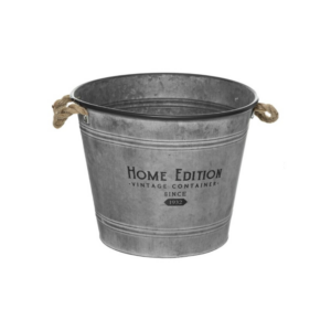Pot en zinc "Champêtre" T1 -D38cm