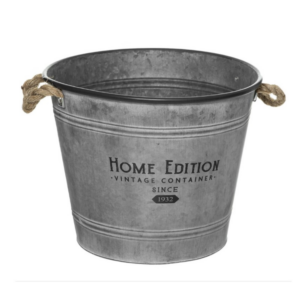 Pot en zinc "Champêtre" T2 -D48cm