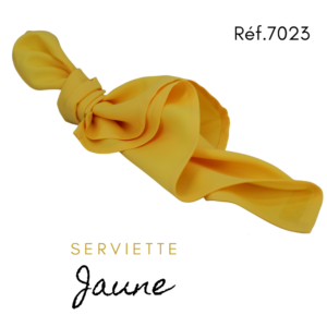 Serviette en tissus- Jaune