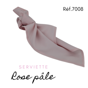 Serviette en tissus- Rose pâle