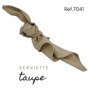 Serviette en tissus - Taupe